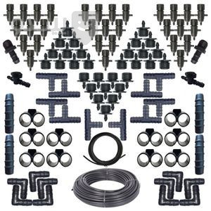 لوازم آبیاری قطره ای مدل x100 مجموعه 100 عددی سپاهان نوین