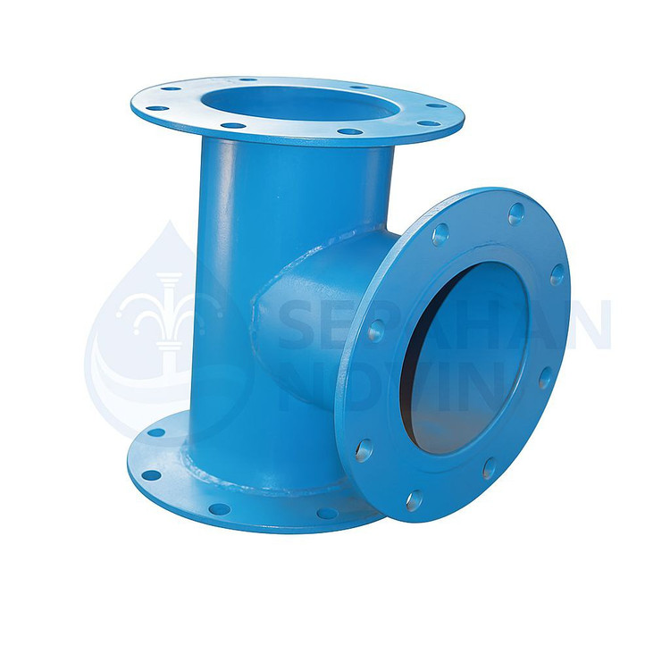 سه راه فلنج دار آهنی