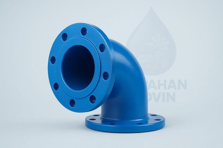 زانو فلنج دار آهنی