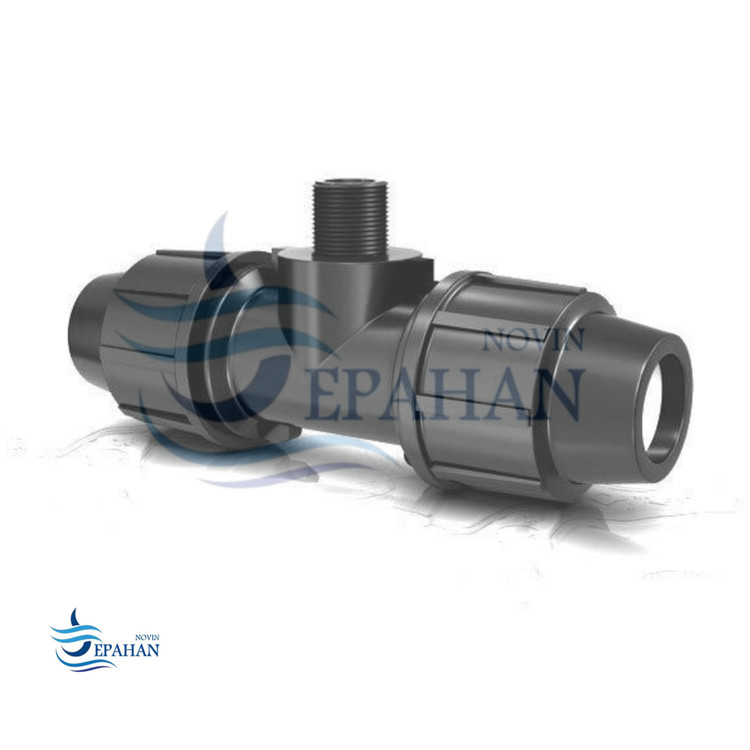 سه راه نر پیچی پویا پلاست