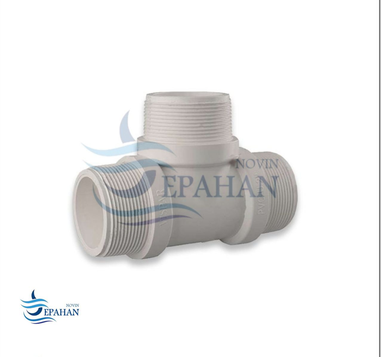 سه راه نر رزوه‌ای UPVC