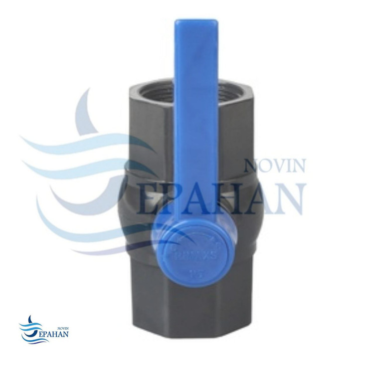 شیر توپی UPVC چسبی ویسپار| سپاهان نوین