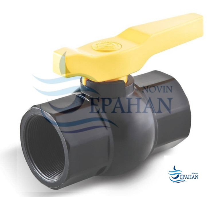 شیر توپی تک ضرب دسته پلیمری